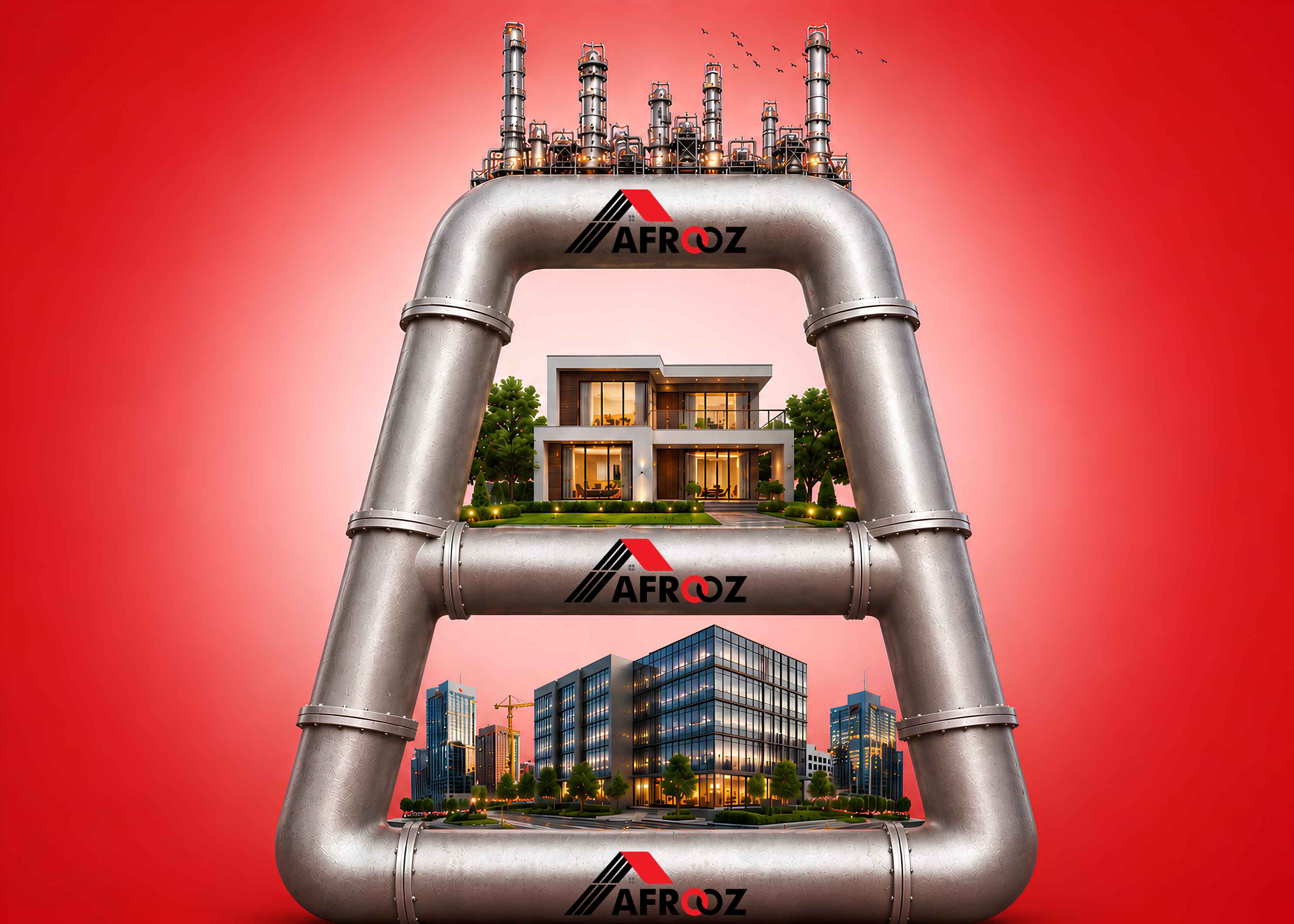 Afrooz Polymer Industries manufacturing facility